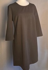 Daisy Fuentes Women’s Little Black Dress Classic 3/4 sleeves Back Zipper Size L