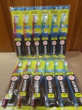 Reach Crystal Clean Toothbrush x 12 Pack with Free Antibacterial Cap