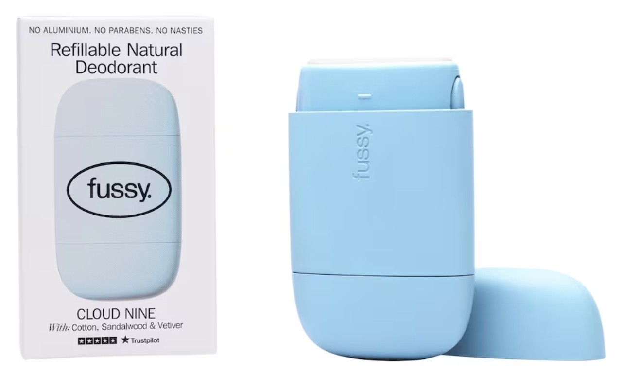 💚 BNIB Fussy Refillable Natural Deodorant Cloud Nine 40g 💜