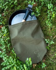 Transporttasche f&uuml;r J&auml;gerpfanne mit Klappgriff (&Oslash; 24 cm) &ndash; Wasserdicht