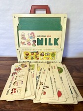 Vintage FISHER PRICE 1972 School Days Desk With Chalkboard and 15 Cards Eraser