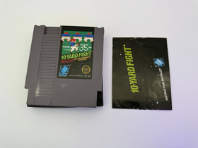 Vintage 1985 10 Yard Fight NES Nintendo Original Game with Manual