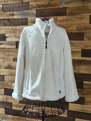 Ladies Solid White Soft Lined Jacket - Size L - Green Tea Brand