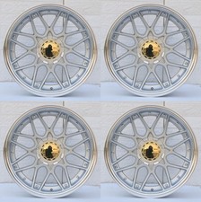 18 Silver Wheels Rims For Bbs Style Rs Bmw Tesla Model S X Honda 5x113 5x120 18 Silver Wheels Rims For Bbs Style Rs Bmw Tesla Model S X Honda 5x113 5x120