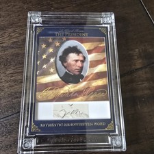 2025 POTUS A Word From The President Franklin Pierce Handwritten Word AWF-FP14