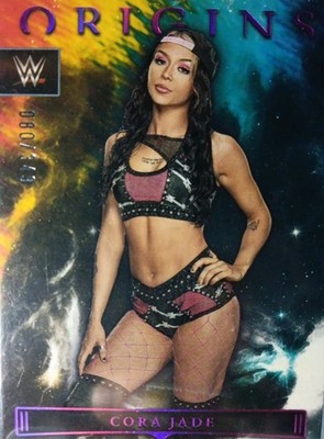 Cora Jade Wrestling Card Numbered WWE Panini Origins Rainbow Card# 145 WWE Women