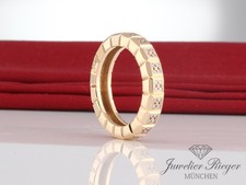 Chopard Ring Ice Cube Gelbgold 750 Diamanten Brillanten Gr. 53 82/6815 Gold
