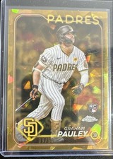 2024 Topps Chrome Update Series Sapphire Edition - Graham Pauley #USCS84 Gold...