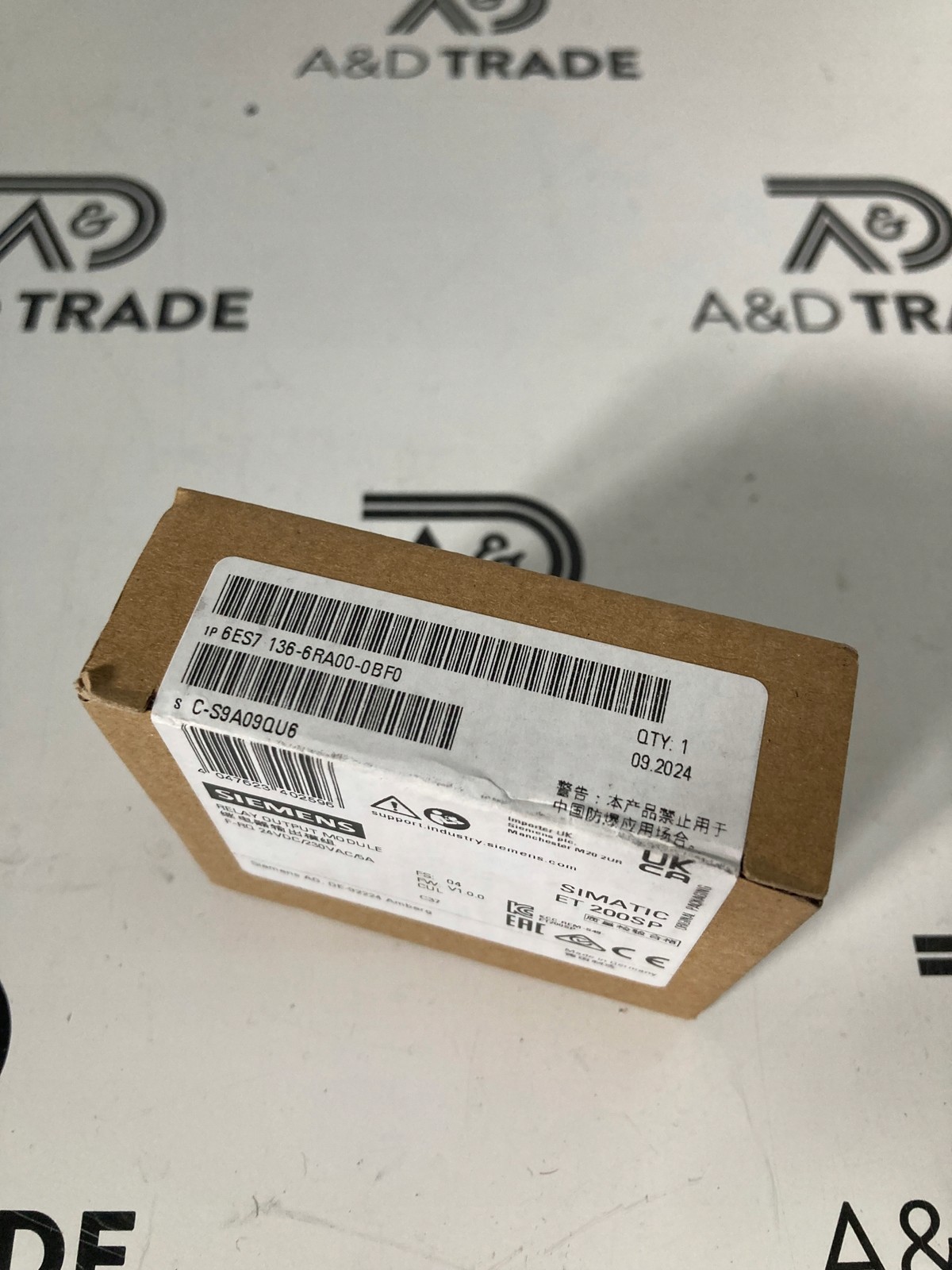 Siemens Power Supply Module 6ES7136-6RA00-0BF0 6ES7 136-6RA00-0BF0 1 Piece