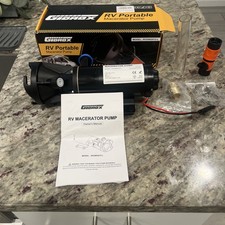 Gidrox 12V RV Portable Macerator Pump, 12GPM SelfPriming Sewage Quick Grinder...