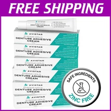 Zinc & Fluoride Free Adhesive, Mint Flavor