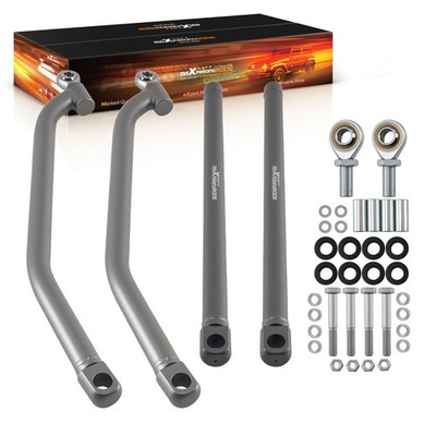 4x Upper Lower High Clearance Radius Rods Bars Kit for Polaris RZR 1000 XP4 2017