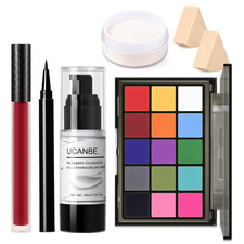 Colorful Halloween Makeup Kit Clown Vampire Witch Zombie Makeup Set for SFX Co