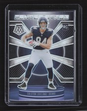 2025 Panini Mosaic #4 Colston Loveland Center Stage Mosaic Silver