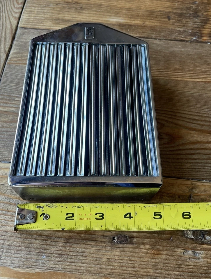 Rolls Royce Vintage Ruddspeed LTD Cromo Radiador Parrilla Frasco Decantador Barware Foto 3 de 4