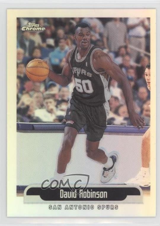1999-00 Topps Chrome Refractor David Robinson #73 HOF