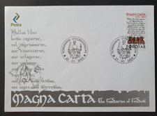 2015 FAROE ISLANDS FOROYAR DENMARK 800 YEARS MAGNA CARTA FOUNDATION FREEDOM FDC