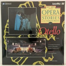 OPERA STORIES / OTELLO - TOLD BY CHARLTON HESTON - 1989 US LASERDISC SEALED