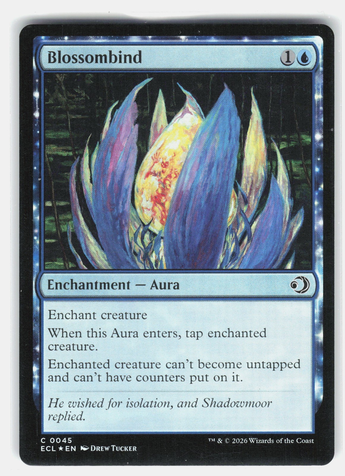 Blossombind 45 Magic Lorwyn Eclipsed Foil *NM*