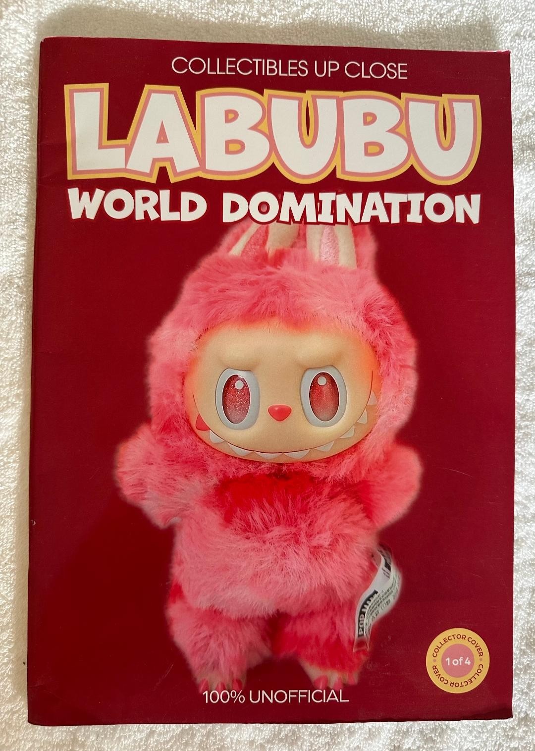 2025 LABUBU WORLD DOMINATION UP CLOSE Full Page Poster PORTRAITS Frameable 1/4