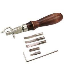 DIY Tools Professional Leathercraft Adjustable Stitching Groover Crease Leather