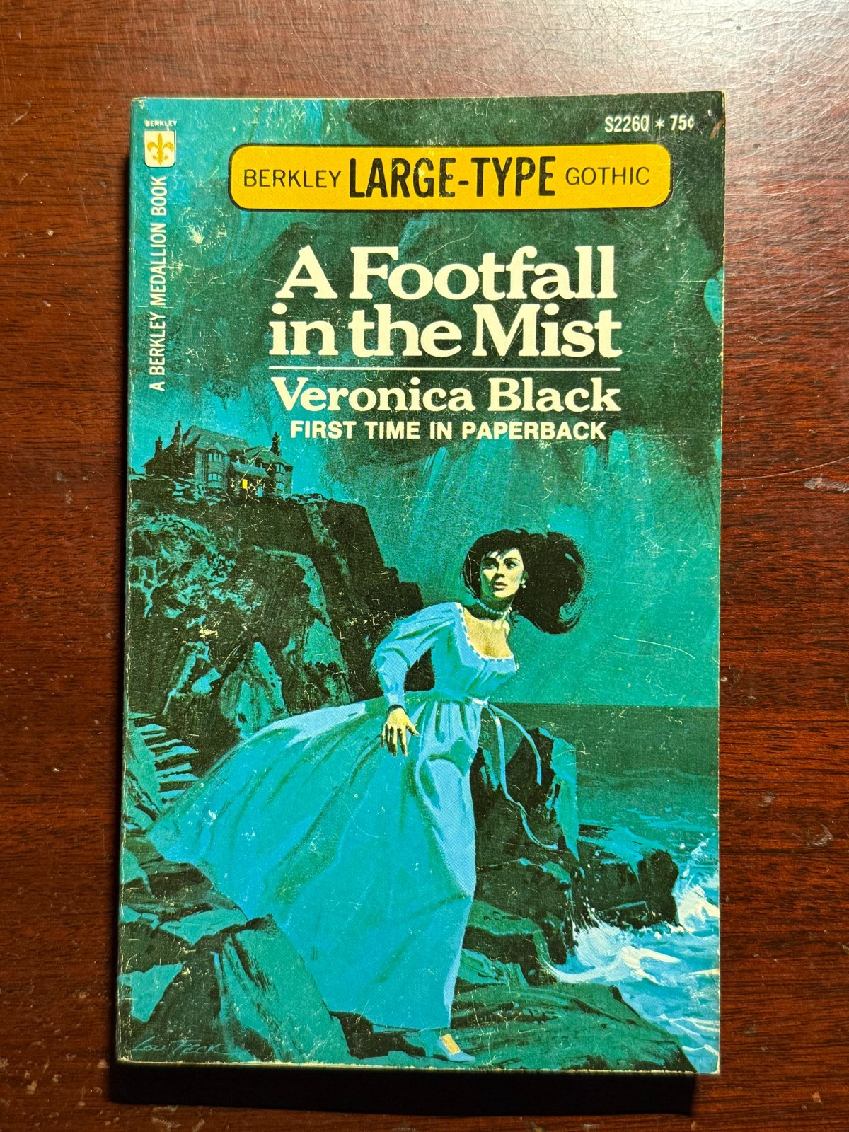 A Footfall In The Mist Veronica Black Gothic Horror 1972 1970s Vtg PB BK