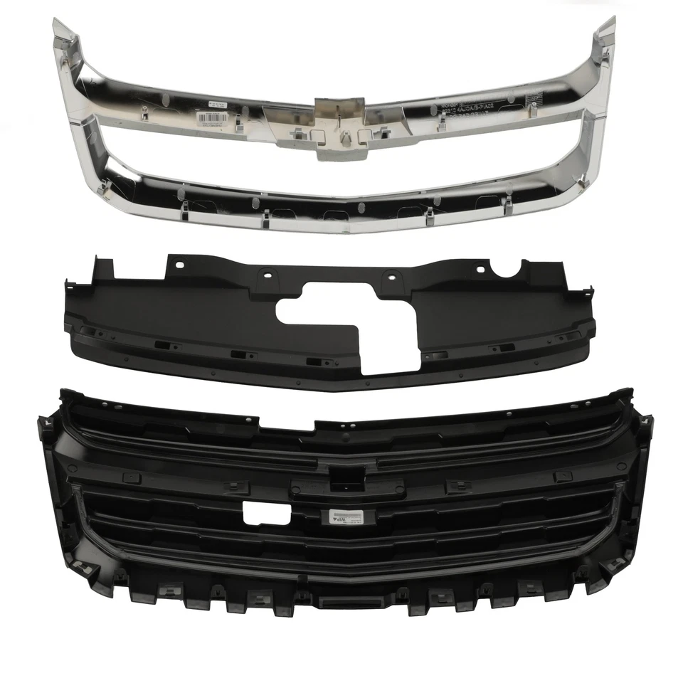 Rejilla delantera Chevrolet City Express 2015-2018 OEM NUEVA con cromo envolvente 19317813 Foto 2 de 3