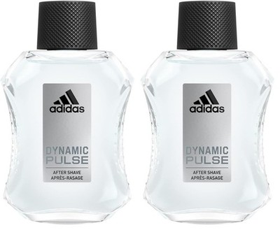 adidas Dynamic Pulse Aftershave 3.3 fl oz (Pack of 2), Notes of Mint, Apple, and