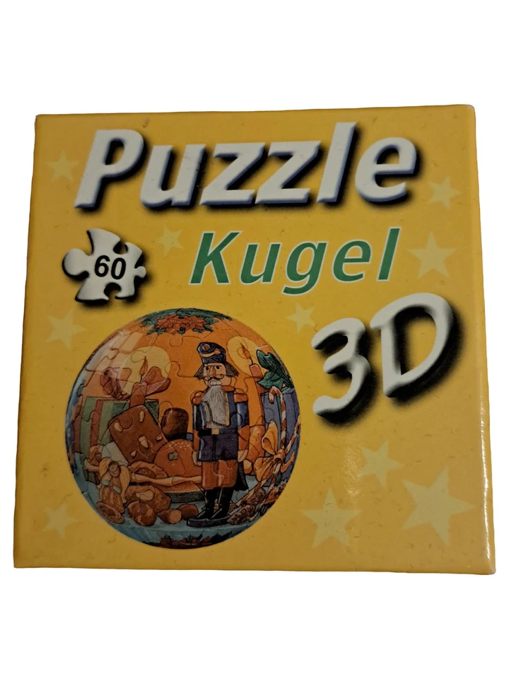 Bookmark Verlag 3D Puzzle Kugel Weihnachten Bär Kind 60 Teile ab 6 Jahre