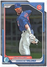 2024 Bowman #BCP-7 Derniche Valdez Chrome Prospects