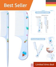 Hochwertige Mädchen Haarkämme - Praktisches Set für Styling und Pflege