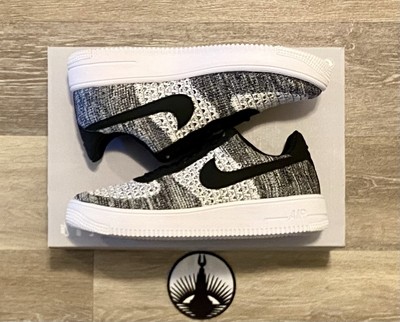 Nike Air Force 1 Flyknit Low 2.0 'Oreo' AV3042-001 Men's 8