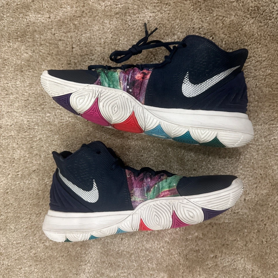 Pre Owned Used Nike Kyrie 5 Multi-color Sz 10 Men’s. Only Used On Hardwood. - Image 4 of 4