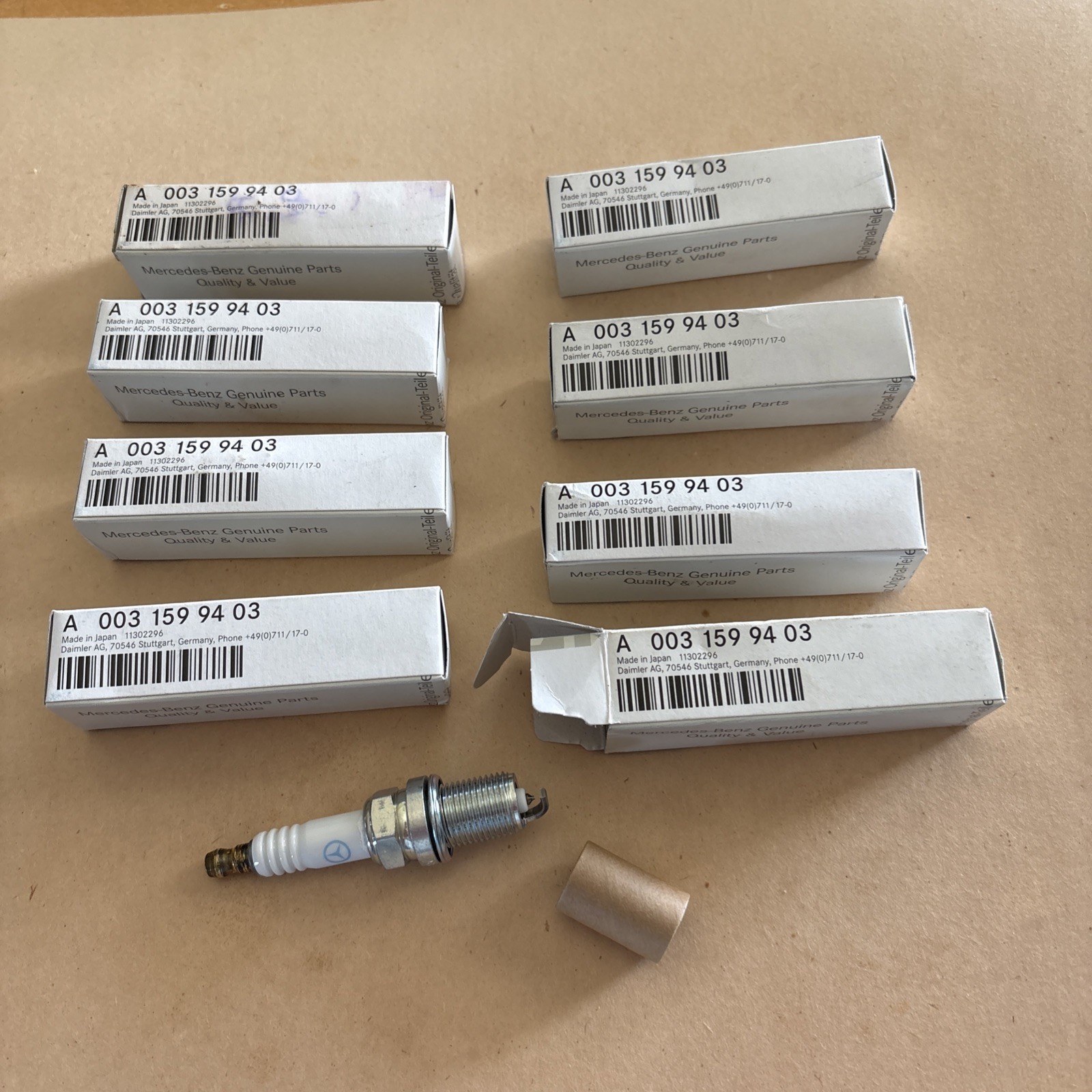 mercedes-benz A0031599403 Spark Plugs, Set of 8