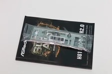 OEM ASRock H81 Pro BTC Rear IO Shield Cover + User Manual