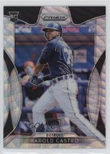 2019 Panini Prizm Tier III Blue Wave Prizm 6/60 Harold Castro #234 0q3
