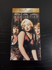 Some Like It Hot VHS, 1997 VHS Tape Marilyn Monroe