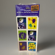   1995 Goosebumps Party Express Sticker Pack   Sealed   4 Sheets   Vintage 24