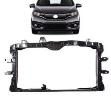 Radiator Support Compatible with Honda Fit Front Radiator Support Assembly Black
