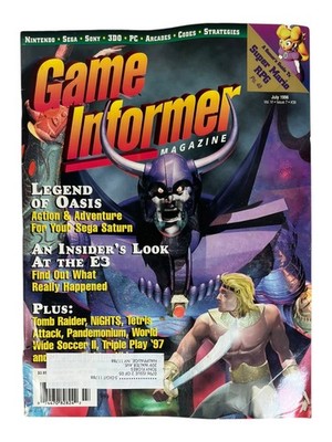 Game Informer Magazine July 1996 Legend of Oasis E3 Super Mario RPG Gaming