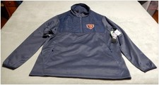 Chicago Bears NFL Team Apparel Dunbrooke Sweatshirt Jacket 1/4 Zip Pullover NWT