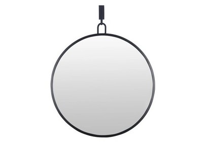 Varaluz 407A01BL Stopwatch 32 X 30 inch Black Wall Mirror, Varaluz Casa