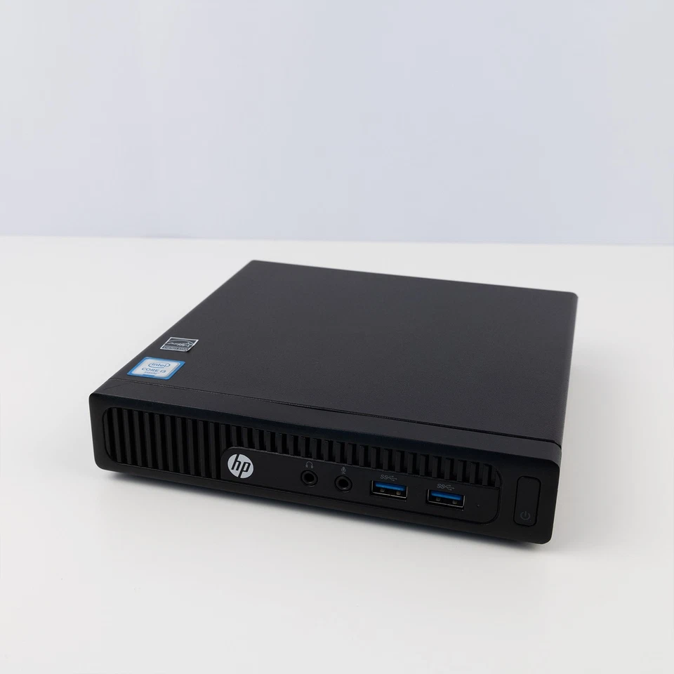 HP 260 G2 Mini PC i3-6100U 8GB RAM Win 10 Pro Desktop + Cables - Image 3 of 4