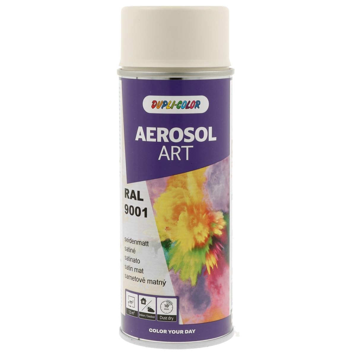 Dupli-Color 131424 AEROSOL ART RAL 9001 Bianco crema satinato 400 ml BL1H