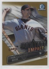 2016 Bowman Draft Scouts Fantasy Impact Gold Refractor 37/50 Tyler Beede fm0