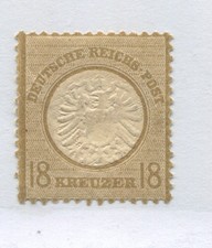 Germany 1872 18 kreuzer mint o.g. hinged