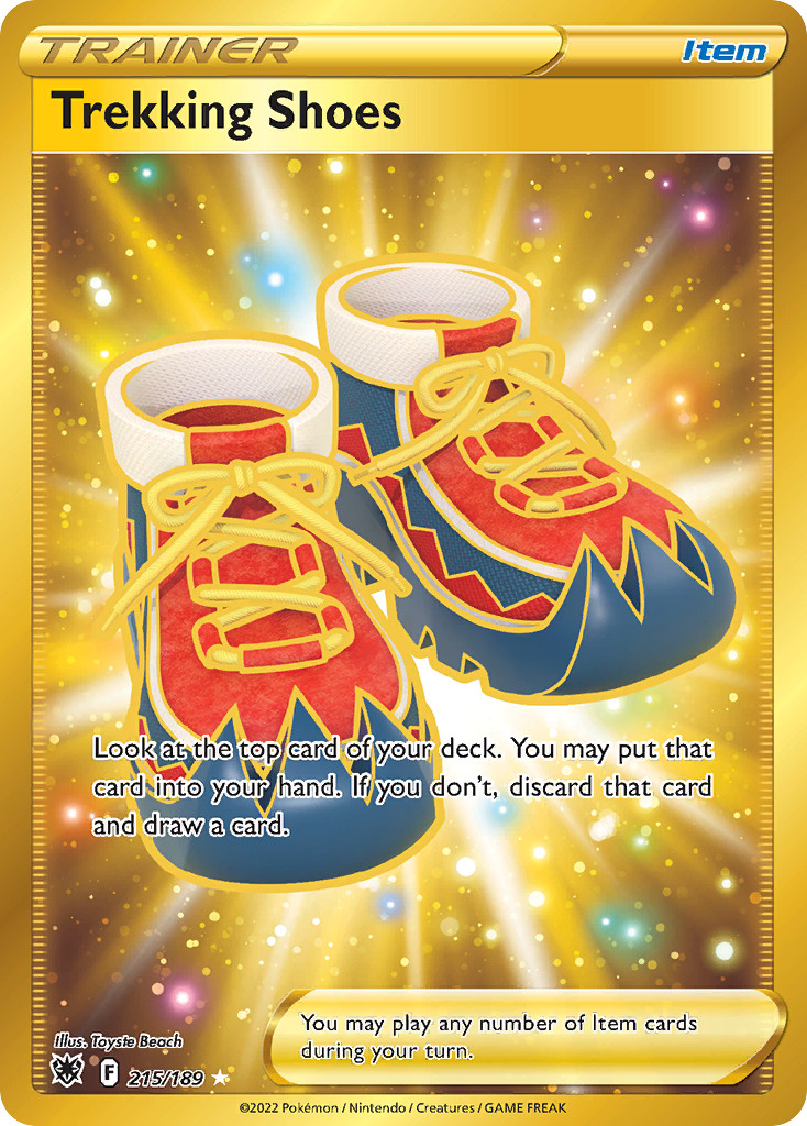 Trekking Shoes 215/189 Secret Rare Astral Radiance Pokemon Holo Near Mint