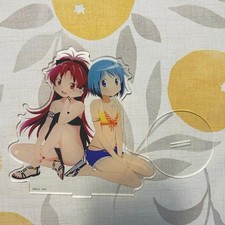 Limited Puella Magi Madoka Magica Big Acrylic Stand Kyoko Sakura Sayaka Miki Swi