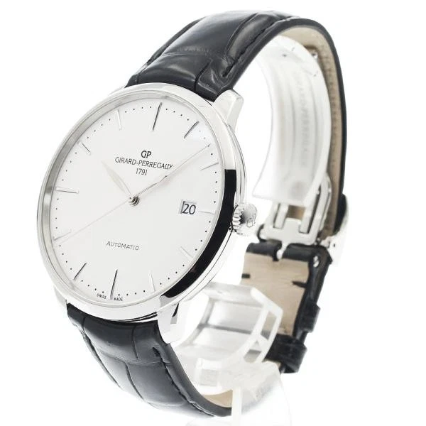 Girard Perregaux — Girard-Perregaux 49551-11-132-BB60 44mm SS Silver Dial Automatic Watch #C16388