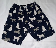 Lazy One Dog  Pajama Shorts Boxers Cotton Loungewear Size L